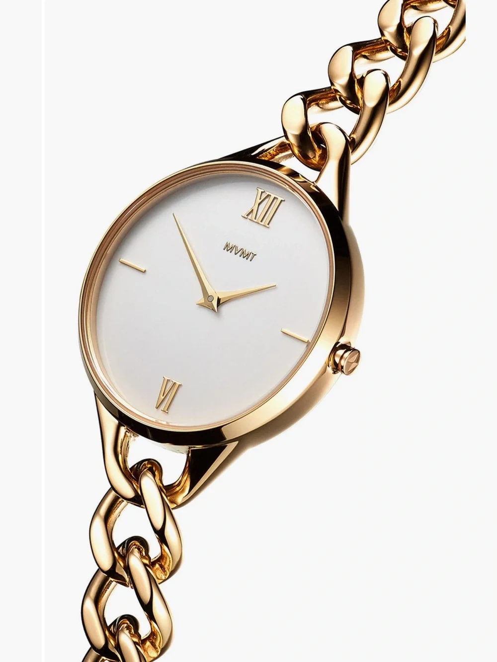 MVMT Gold Gala Chain Bracelet Watch